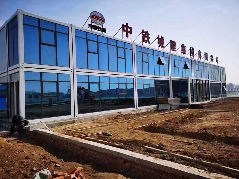 Projeto de casa de contêiner para o Grupo de Construção Urbana da Ferrovia da China