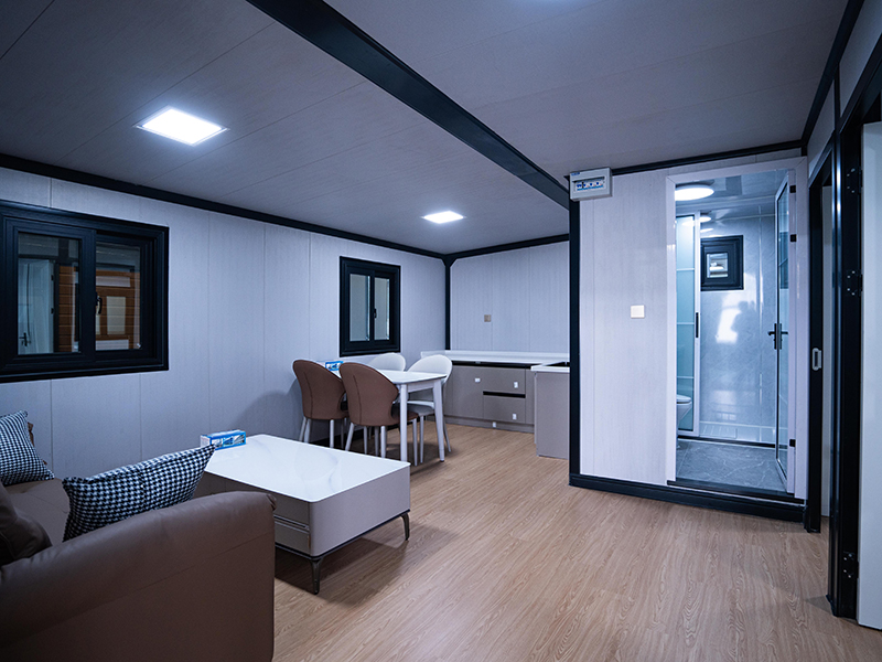 Casa expansível de 20 pés com extensão de asa dupla