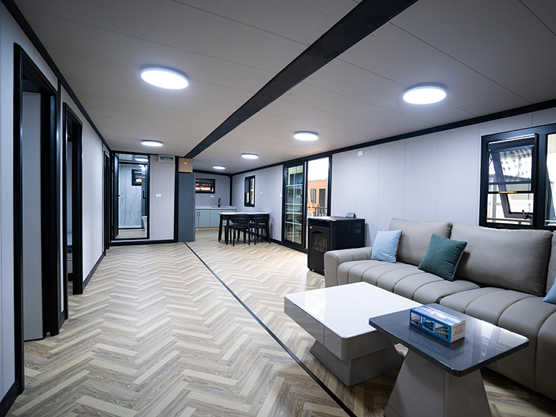 Casa expansível de asa dupla de 40 pés