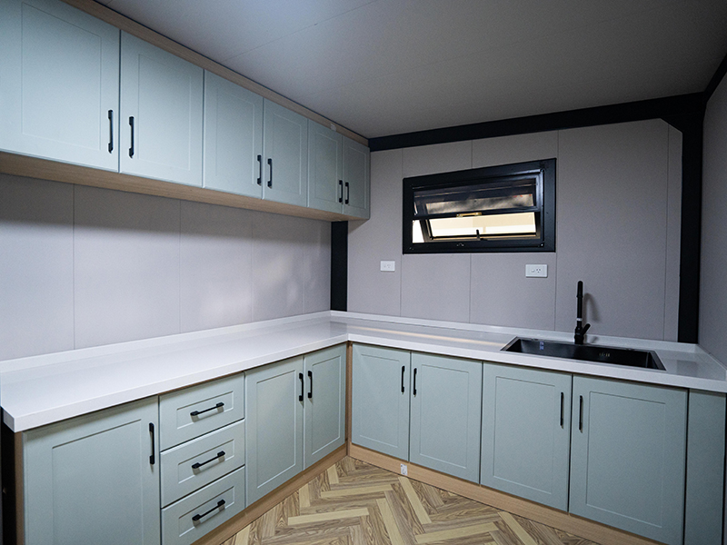 Casa expansível de asa dupla de 40 pés