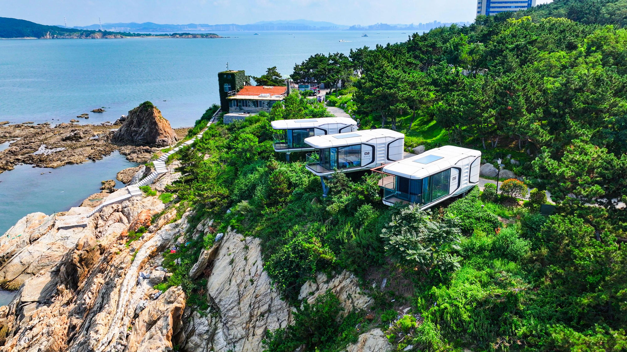 Casa Cápsula Espacial para Projetos de Resort & Alojamento