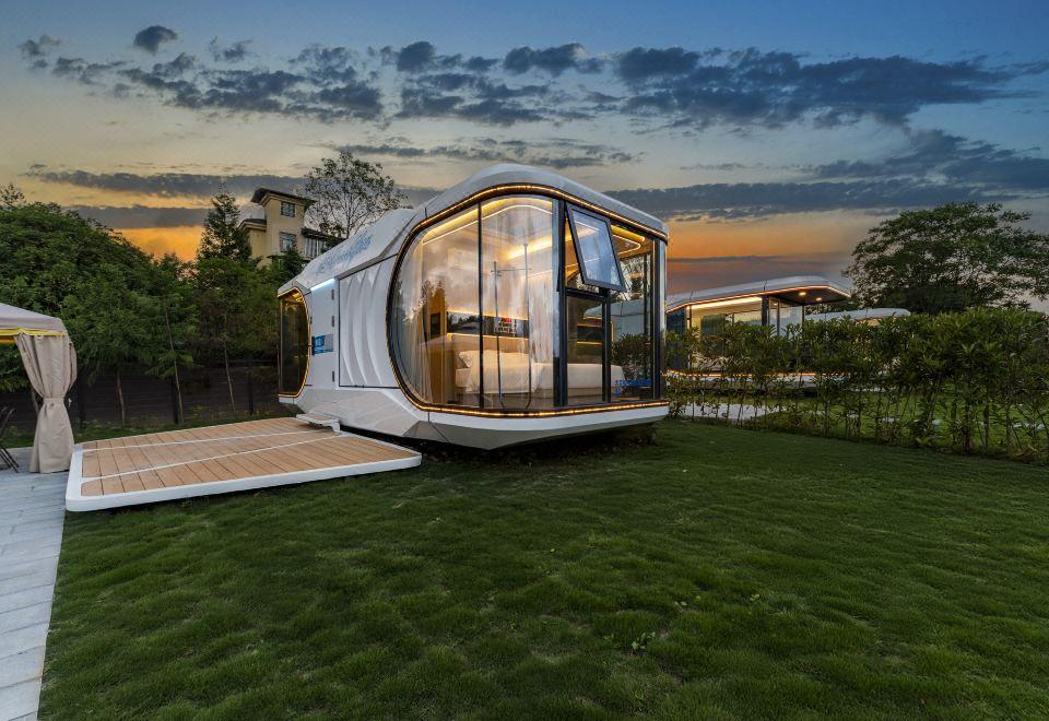 Casa Cápsula Espacial para Projetos de Resort & Alojamento