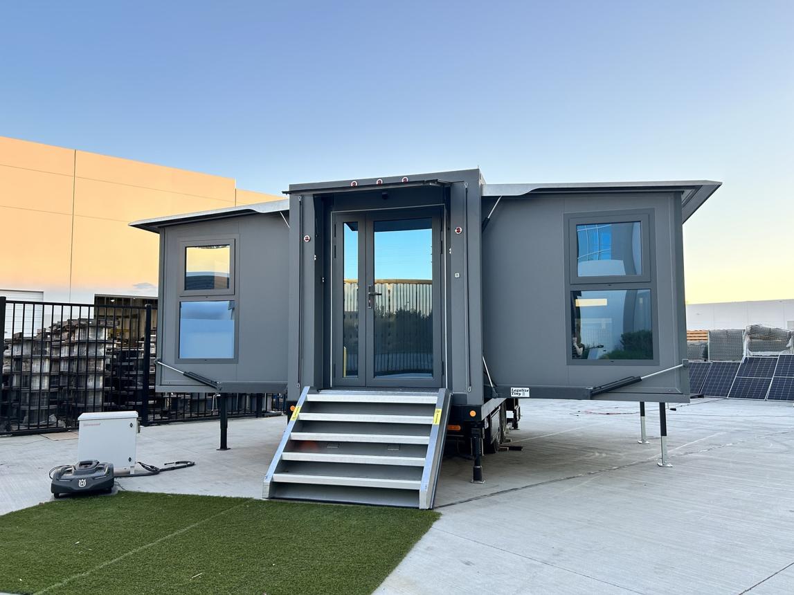 Mobile Expandable Container House oferece solução de implantação rápida para projetos remotos