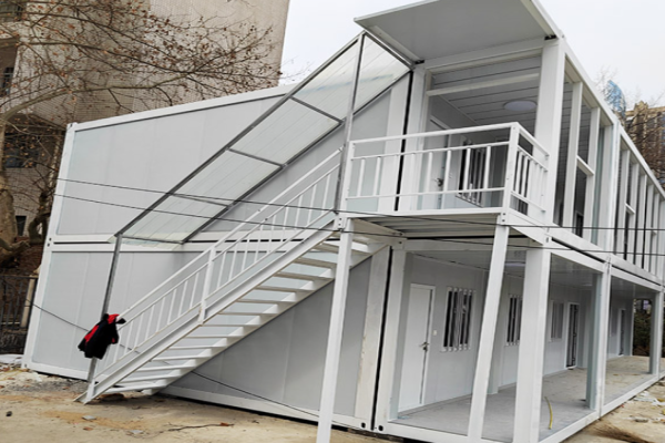 Casa de contêiner de pacote plano à prova d 'água resistente a terremotos para aplicações de mineração e escritório
